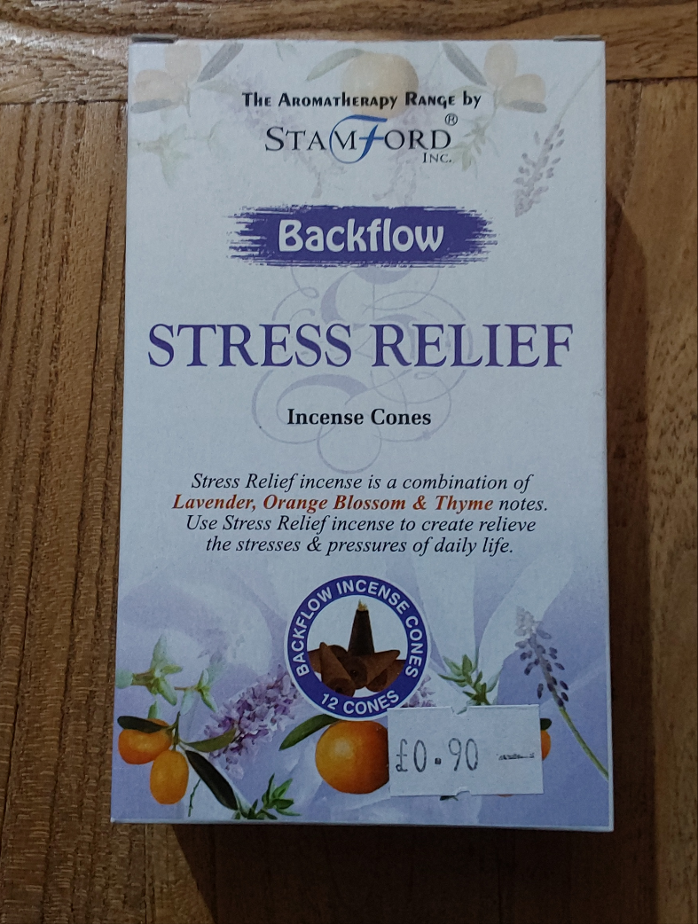 Stress Relief Backflow Stamford Incense Cones