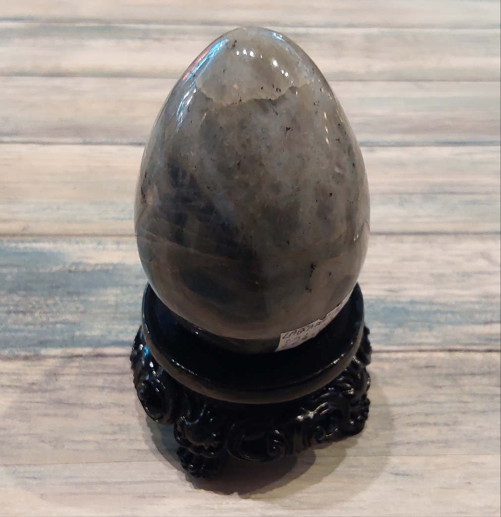 Labradorite Egg on stand