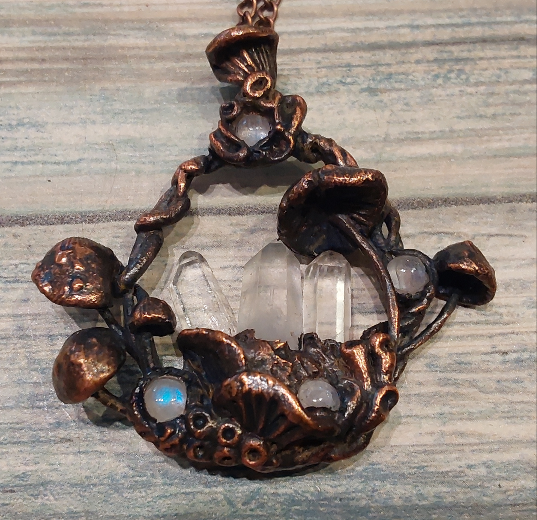 Toadstool Cavern Pendant 6cm