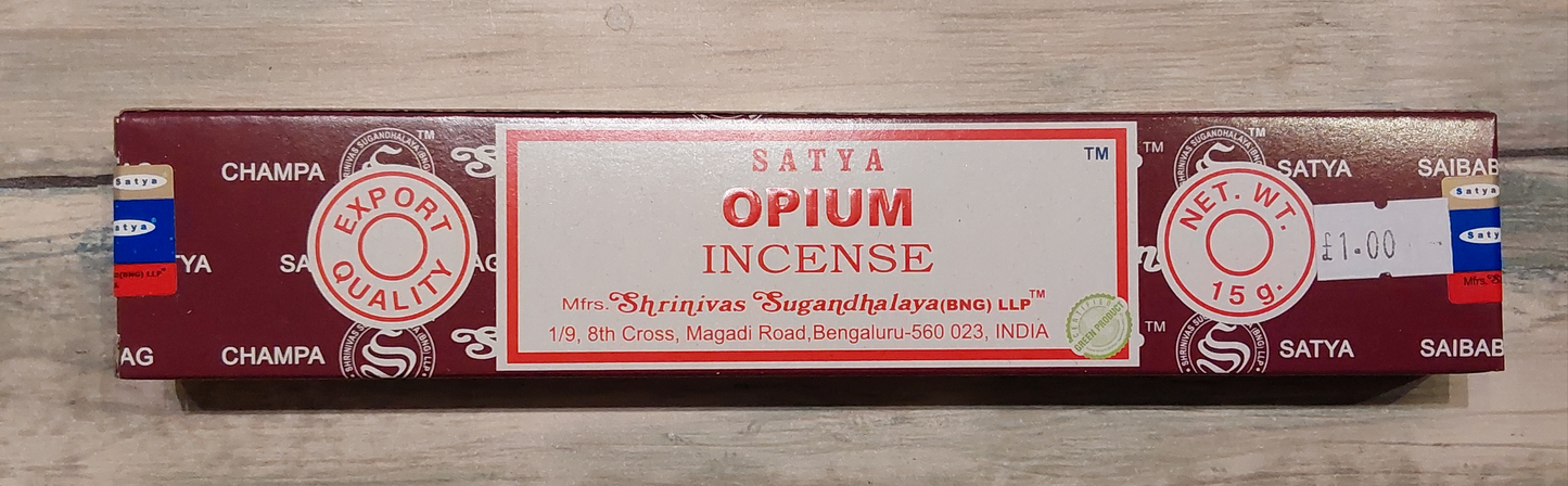 Opium Incense Satya Incense