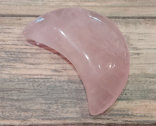 Rose Quartz Crescent Moon