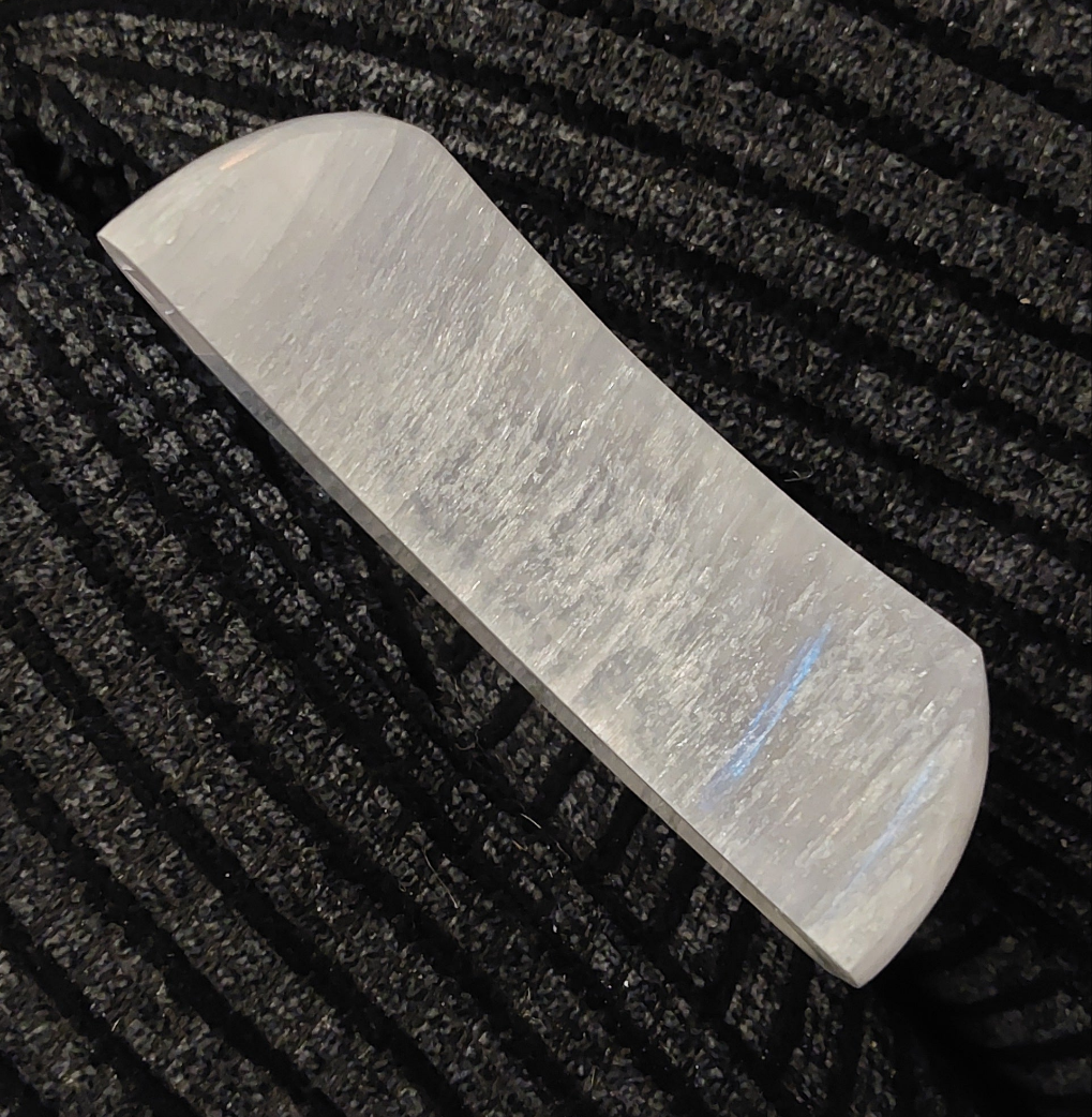 Selenite Dish Crescent Moon