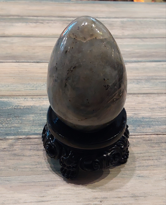 Labradorite Egg on stand