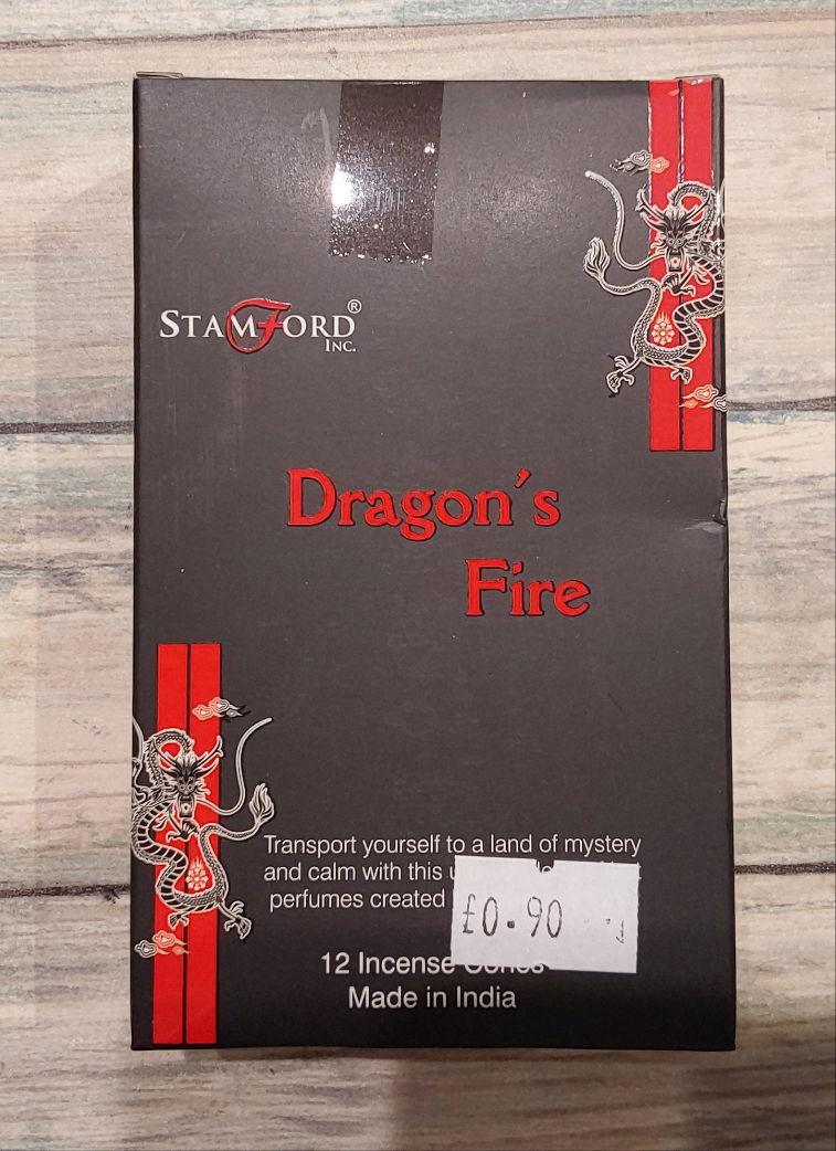 Dragon's Fire Stamford Incense Cones