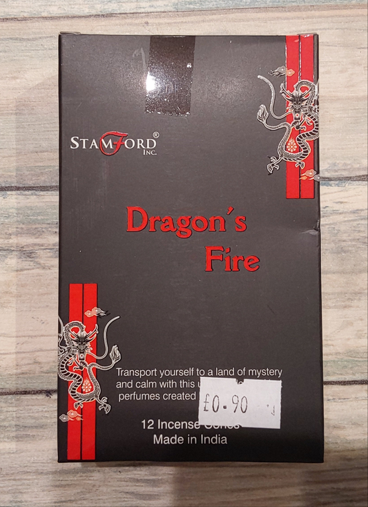 Dragon's Fire Stamford Incense Cones