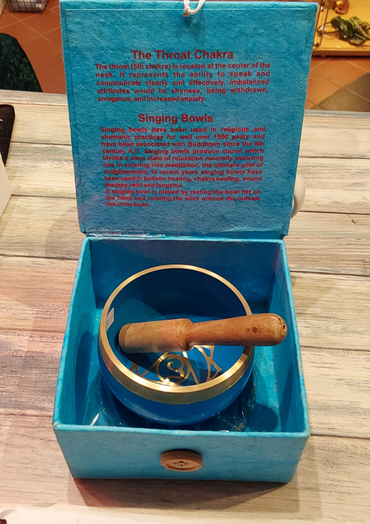 Throat Chakra Singing Bowl