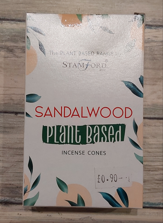 Sandalwood Plant Based Stamford Incense Cones