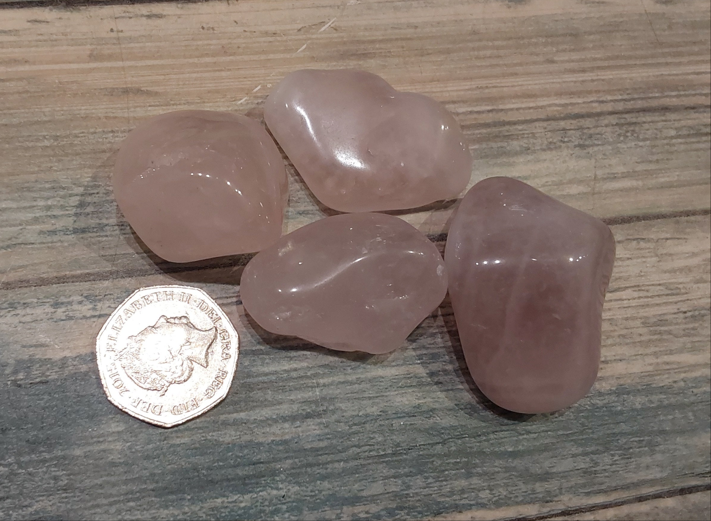 Rose quartz tumble - large
