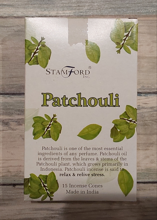 Patchouli Stamford Incense Cones