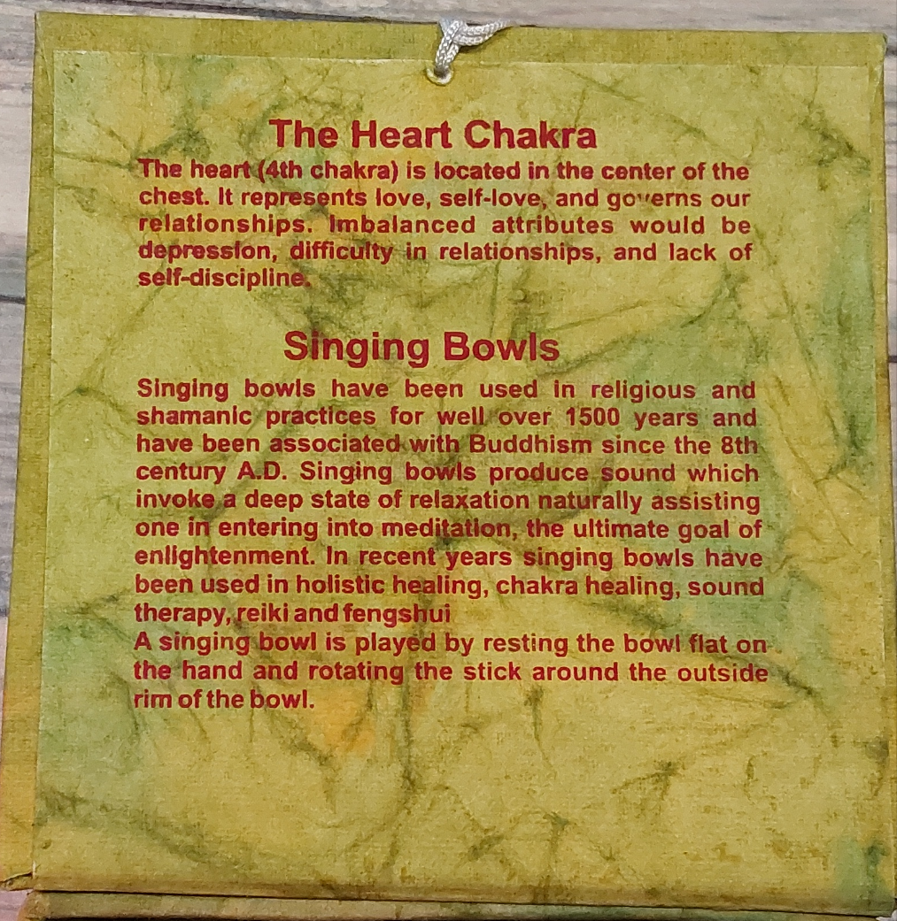 Heart Chakra Singing Bowl