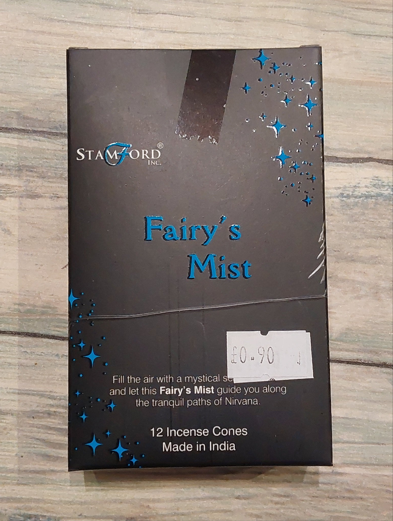 Fairy's Mist Stamford Incense Cones
