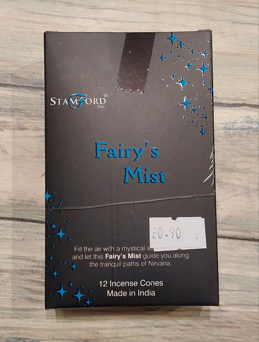 Fairy's Mist Stamford Incense Cones