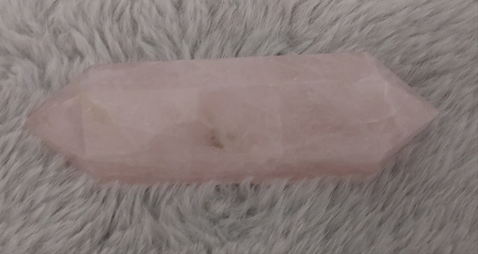 Wand - Double Terminated Rose Quartz