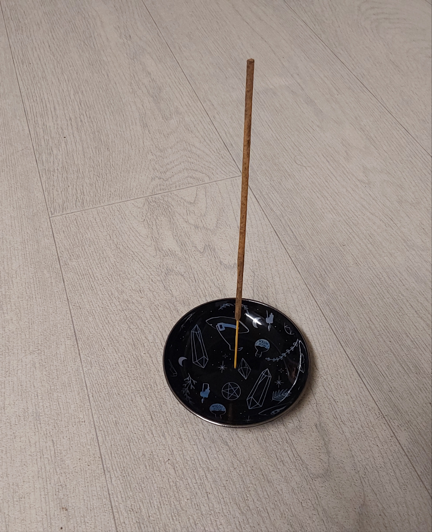 Crystal Witch Incense Holder