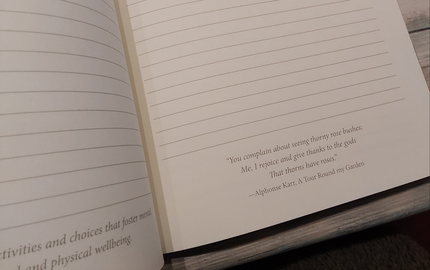 Blessings of thankfulness journal