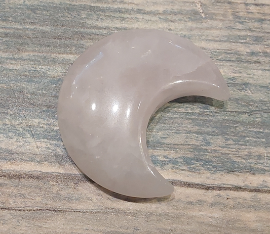 Rose Quartz Crescent Moon