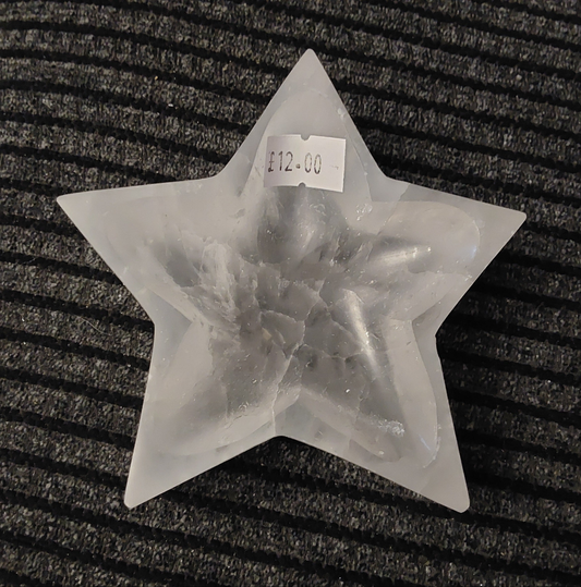Selenite Star Dish