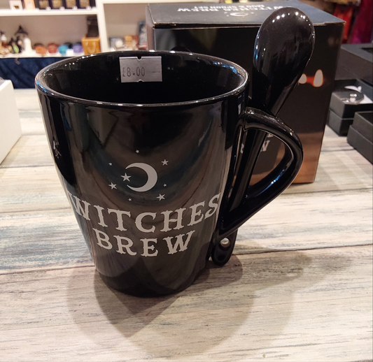 Witches Brew Mug and Spoon.