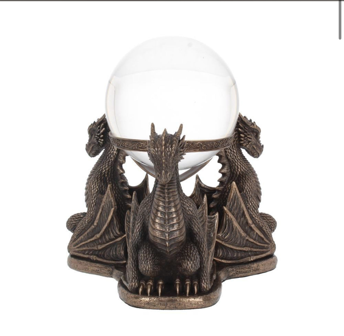 Dragon's Prophecy Crystal Ball Holder (ball extra) 18.5cm