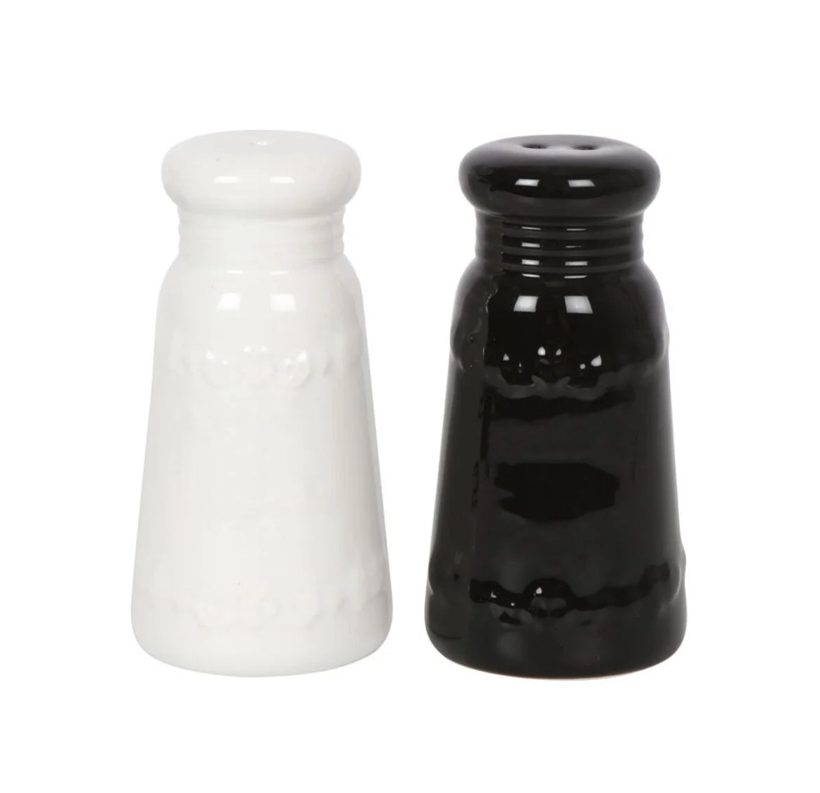 Ashes to Ashes Ceramic Salt and Pepper Set