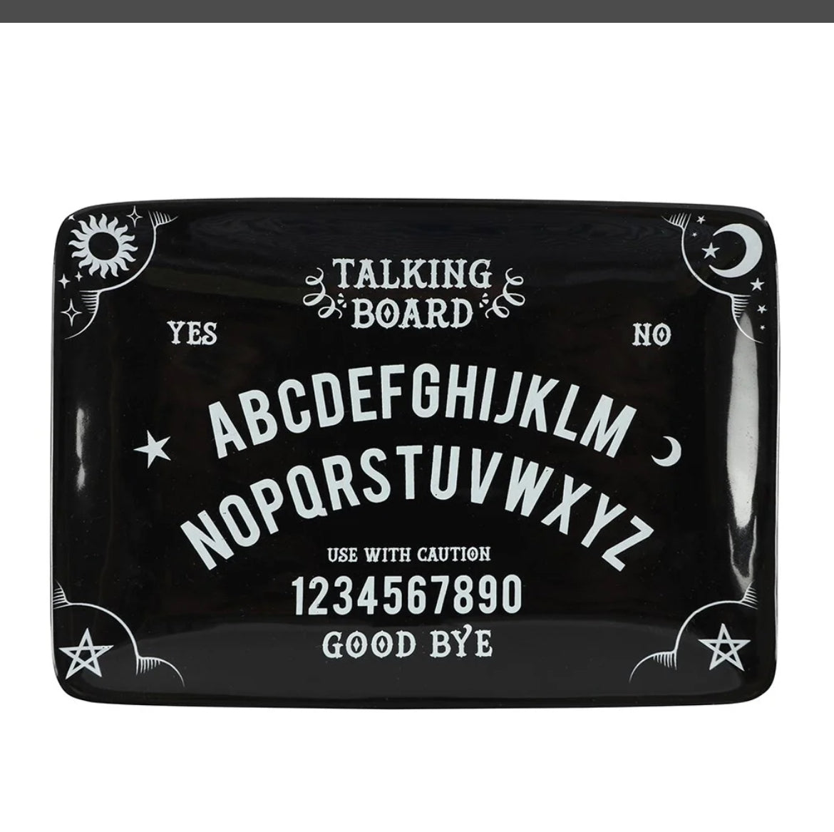 Black Talking Board Trinket Dish
