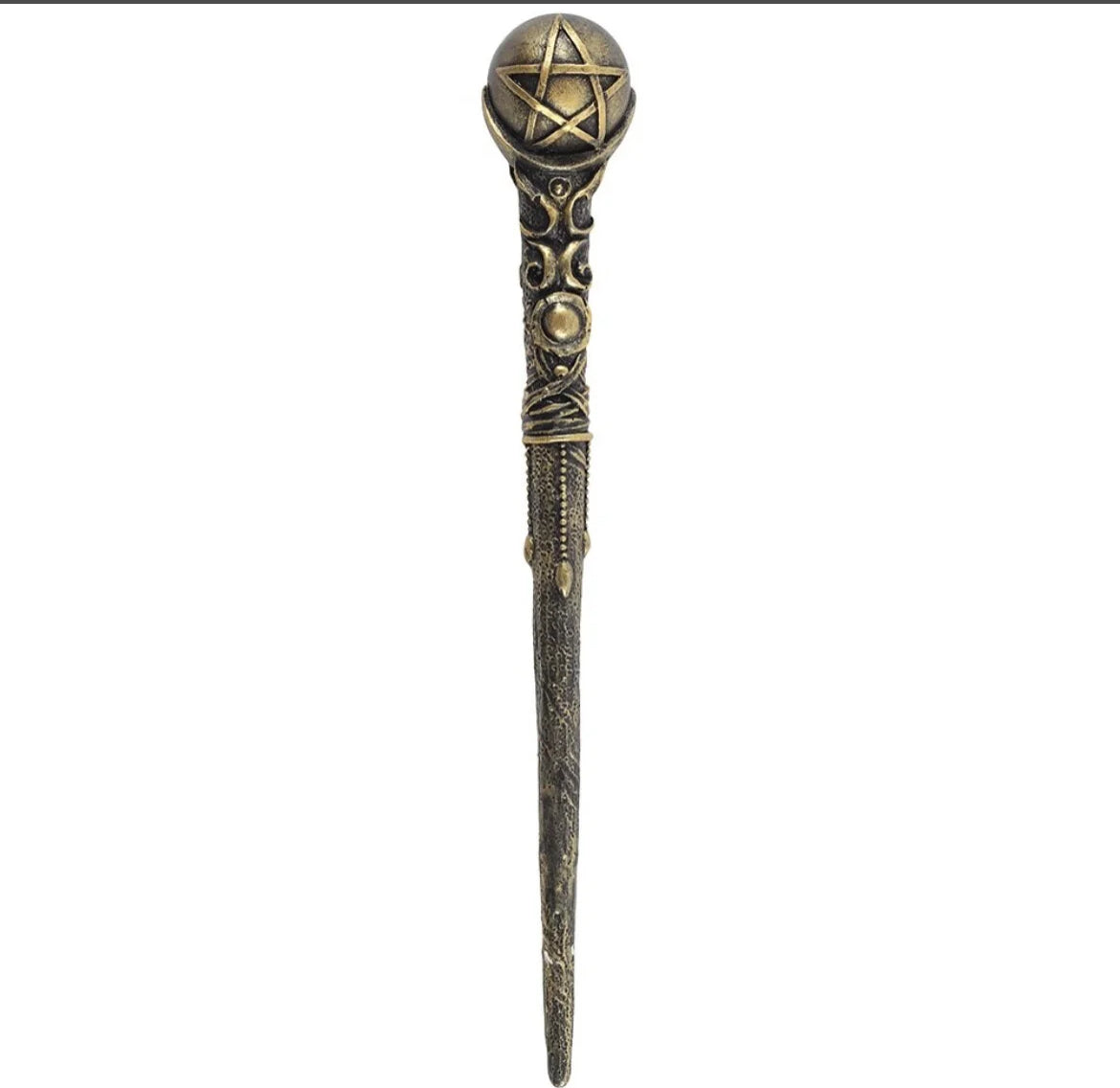 Bronze Pentegram Wand