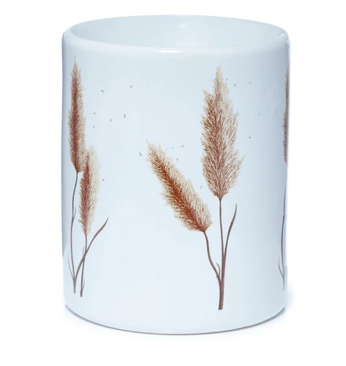 Ceramic pampas grass burner
