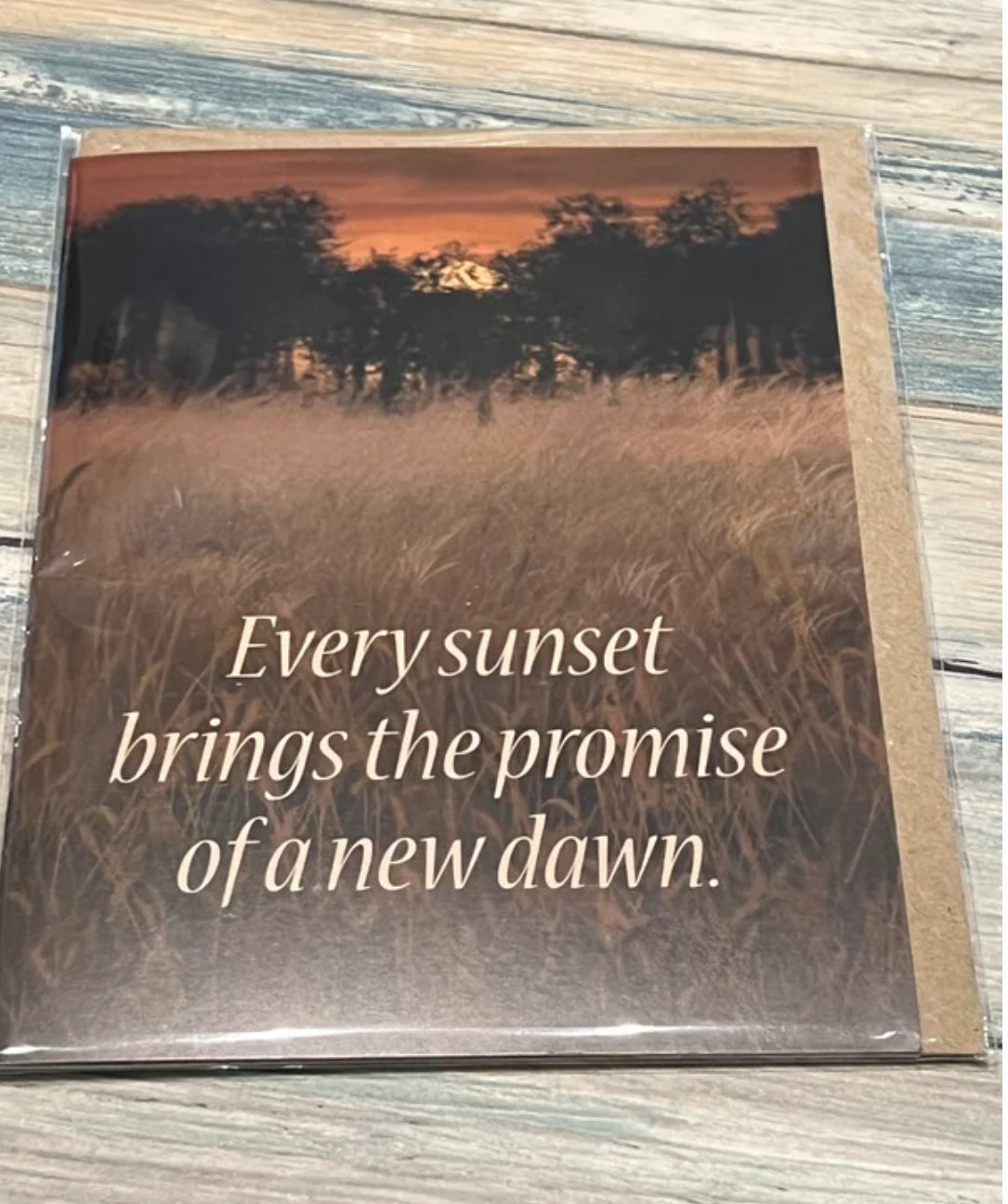 Dawn Promise greeting card