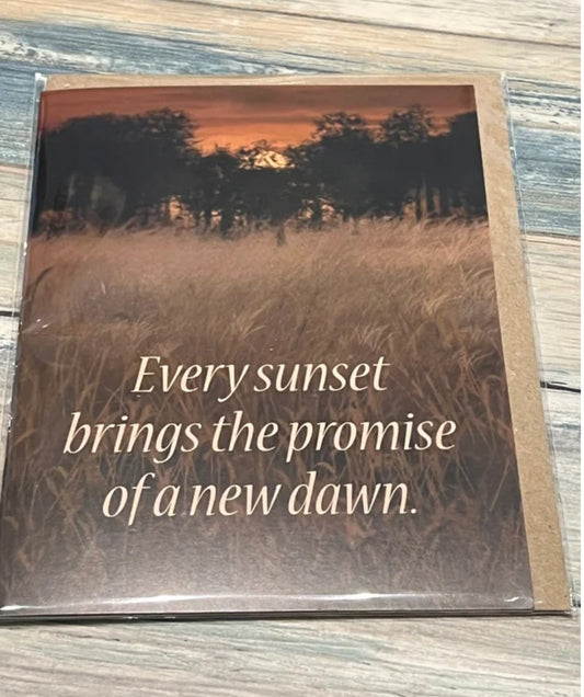 Dawn Promise greeting card