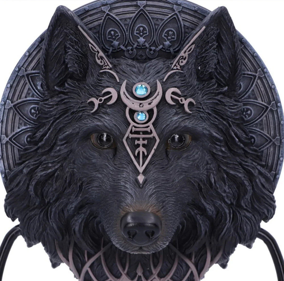Door Knocker Wolf Moon