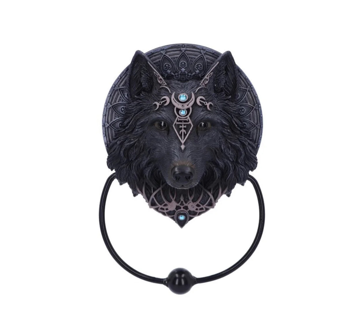Door Knocker Wolf Moon