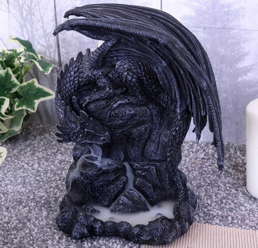 Dragon pool backflow incense burner