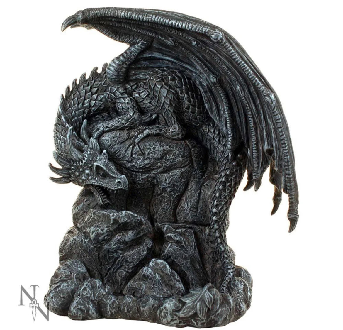 Dragon pool backflow incense burner