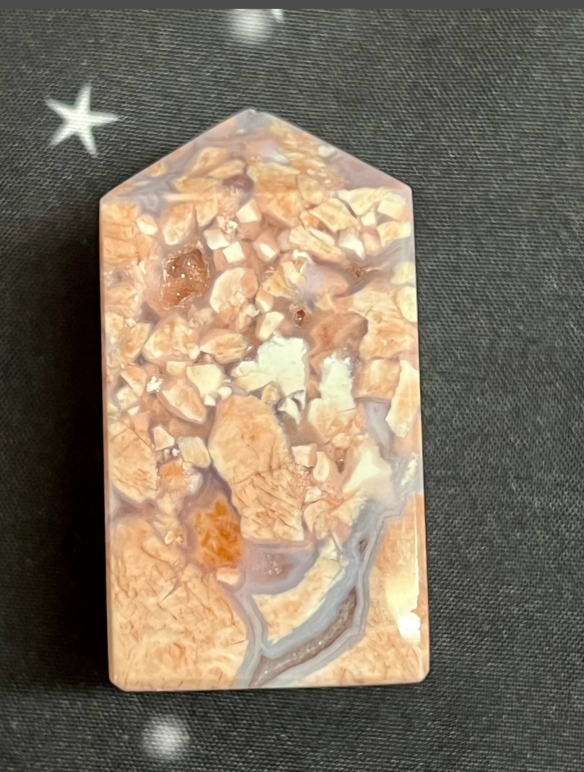 Point - Druzy Pink Agate