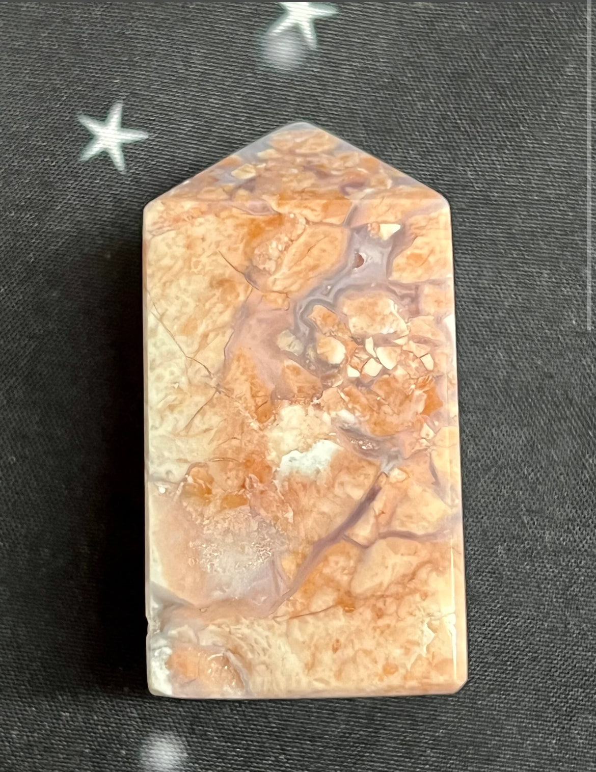 Point - Druzy Pink Agate