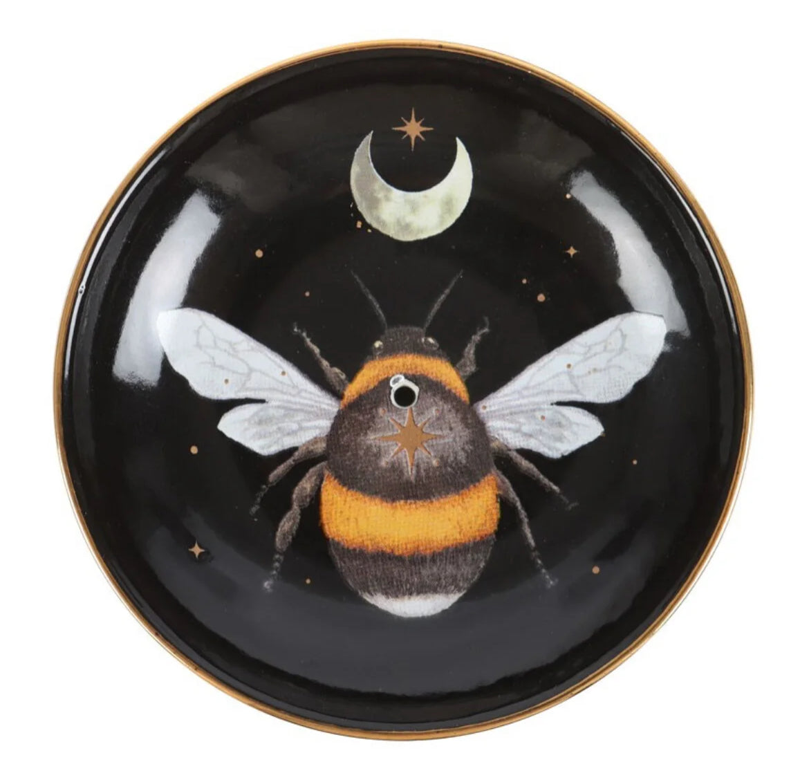 Forest Bee Ceramic Incense Plate