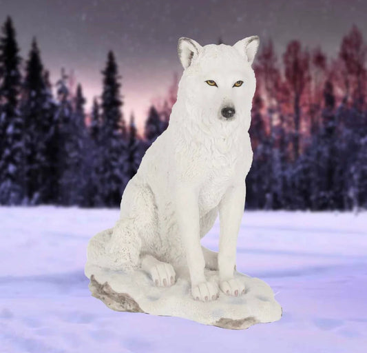 Ghost wolf. 19.5cm