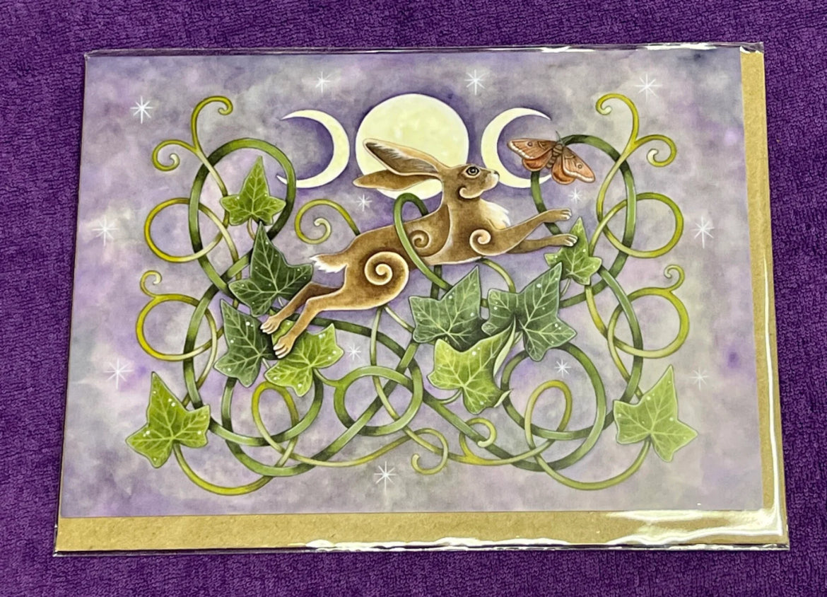Greeting Card Luna Hare