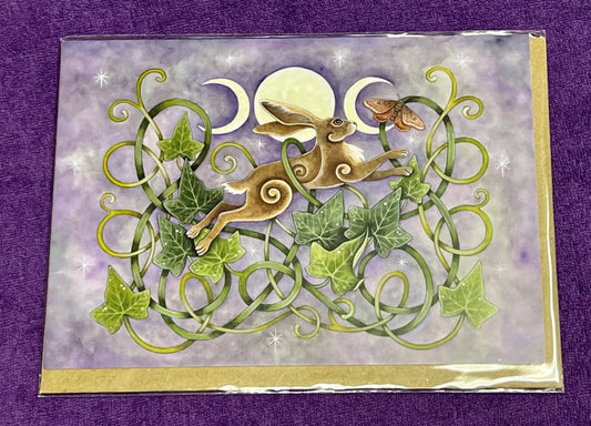 Greeting Card Luna Hare