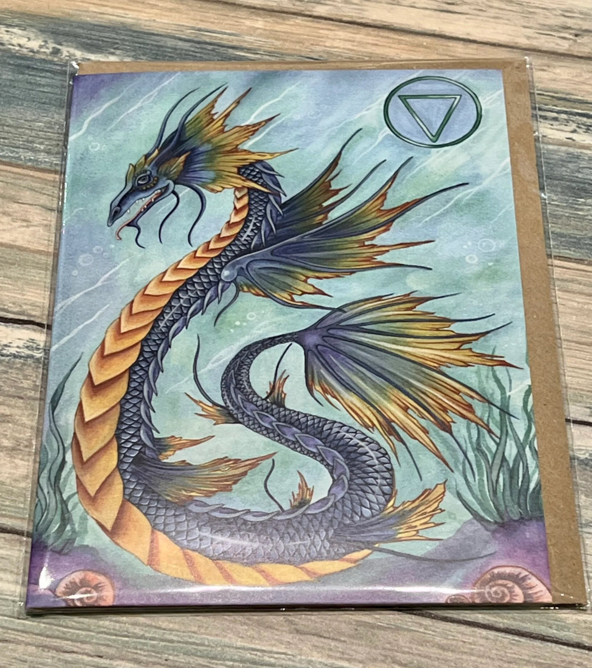 Greeting Card Water Dragon