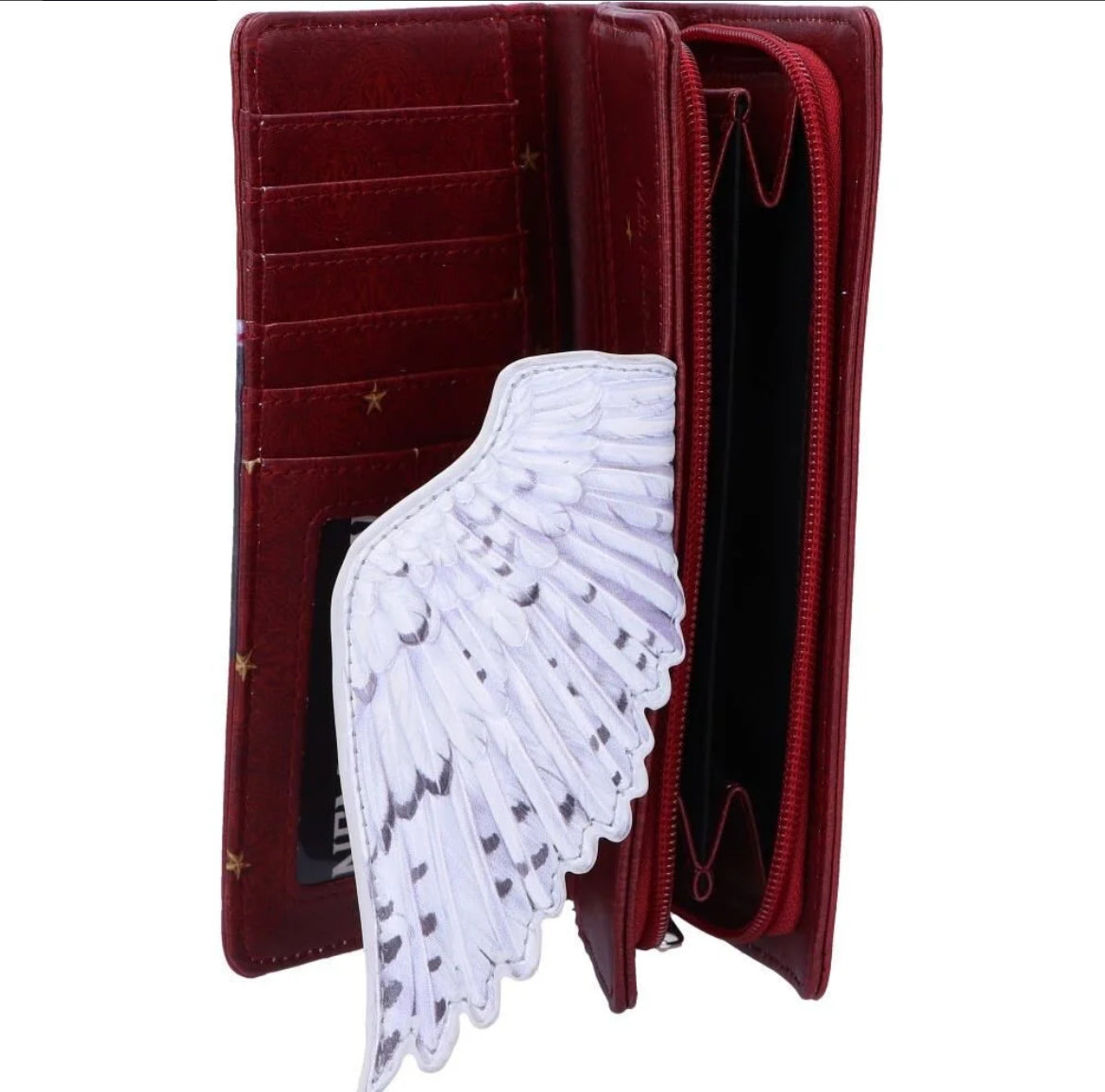 Magical flight embossed owl purse 18.5cm