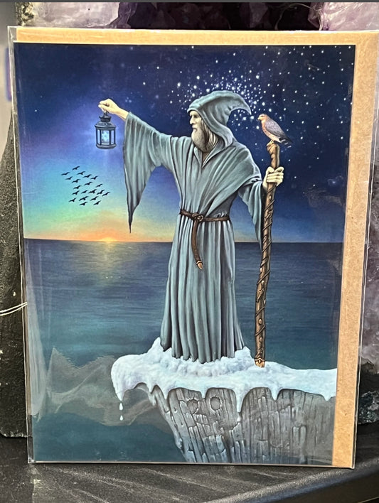 Merlin greeting card