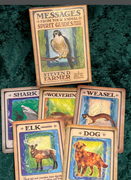 Messages from your Animal Spirit Guides Oracle Cards - Steven Farmer