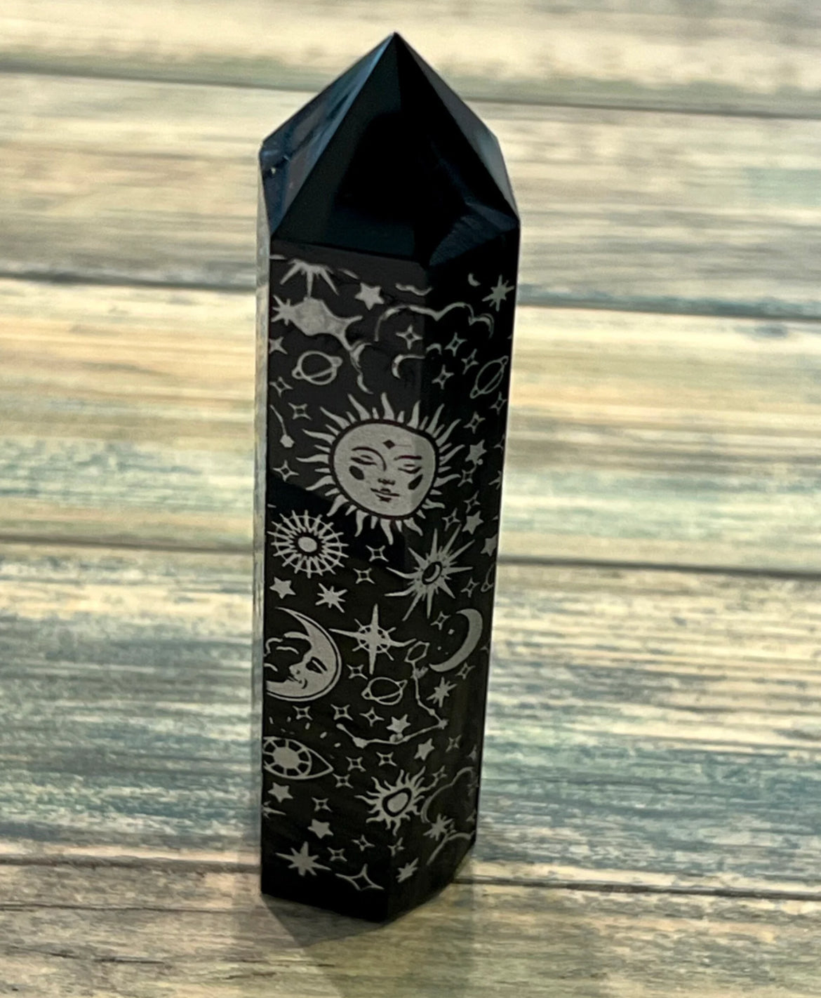 Mystical obsidian point