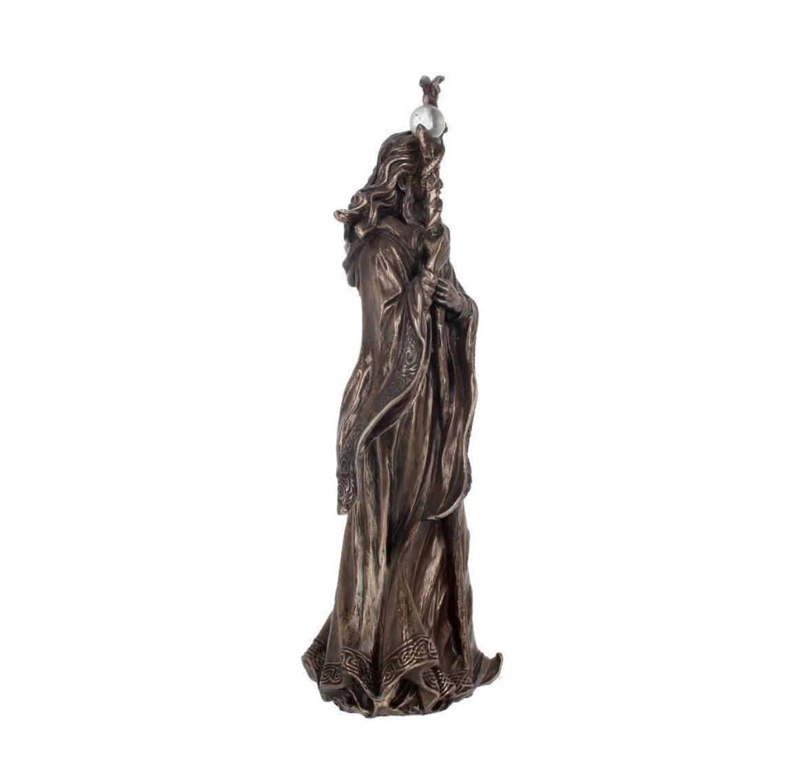 Merlin Bronze statue 28cm