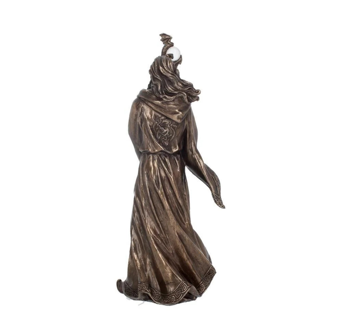 Merlin Bronze statue 28cm