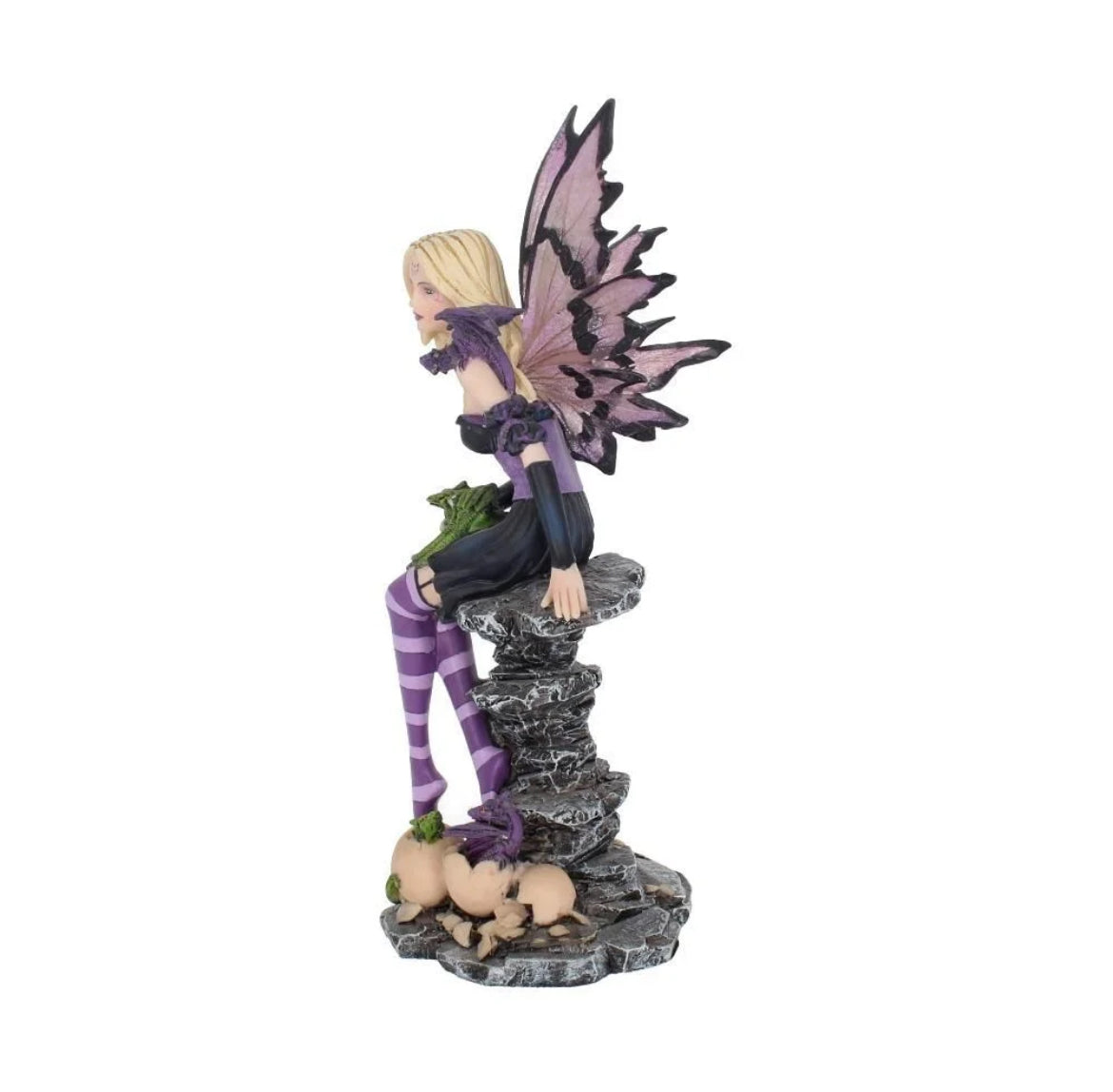 Amethyst and Hatchlings figurine 25.5cm