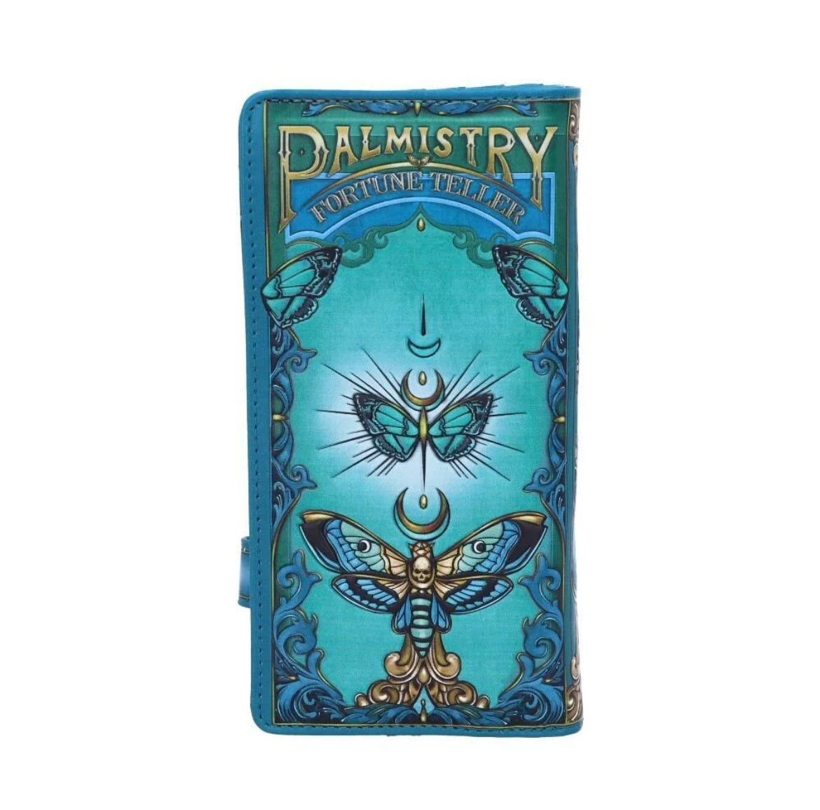 Palmistry embossed purse 18.5cm