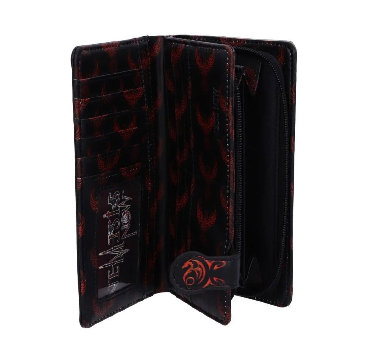 Phoenix Rising Embossed Purse 18.5cm