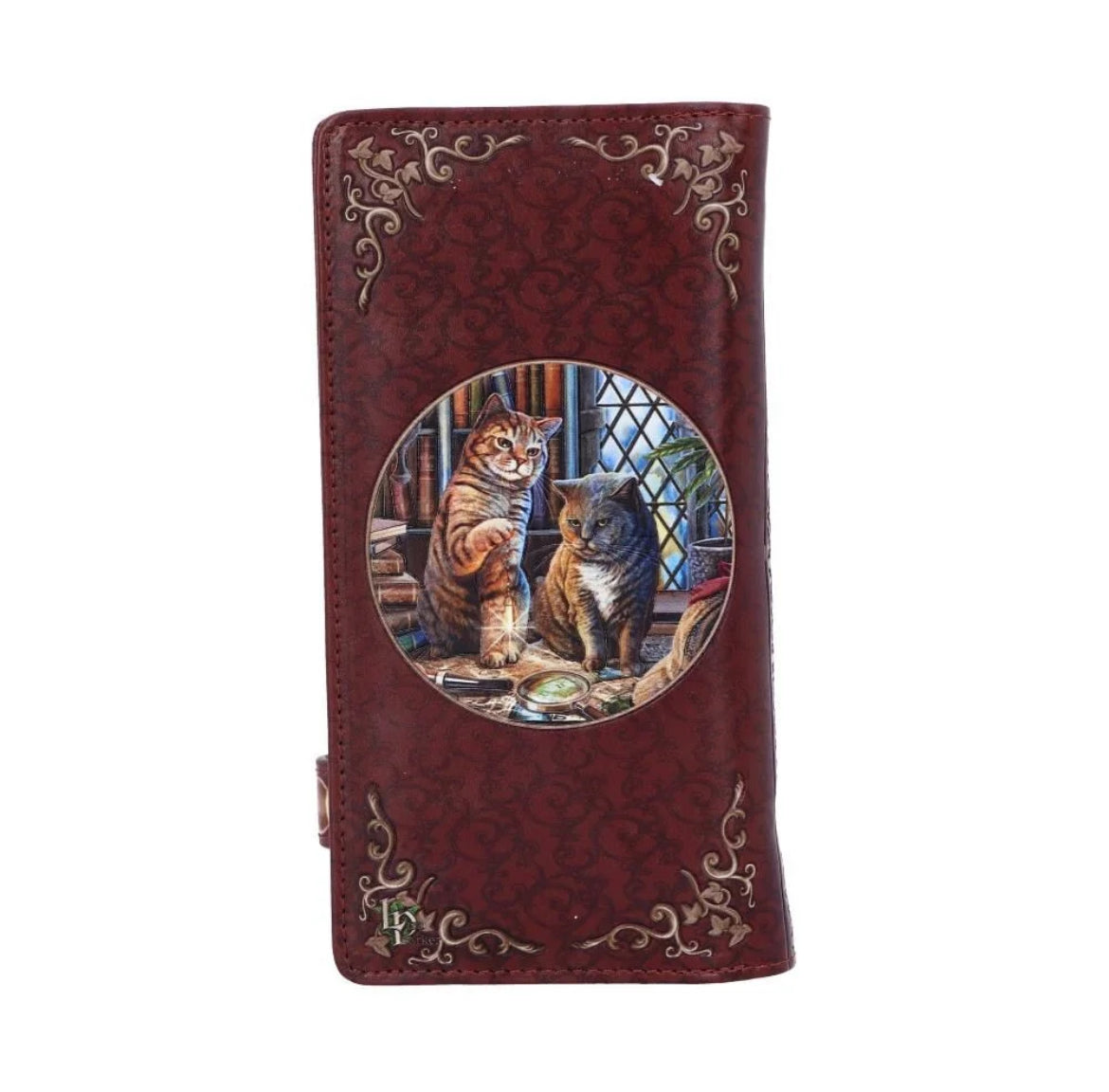 Purrlock Holmes Embossed Purse 18.5cm